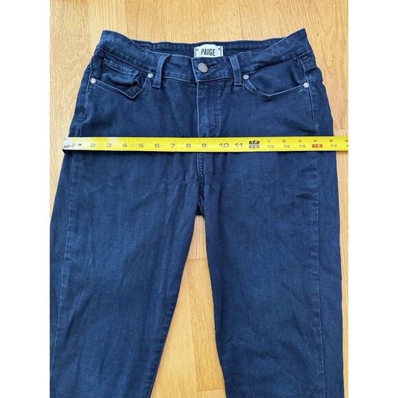Paige Verdugo Ankle Skinny Jeans Dark Wash Denim Comfort Stretch Size 29 - Picture 6 of 16